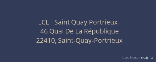 LCL - Saint Quay Portrieux