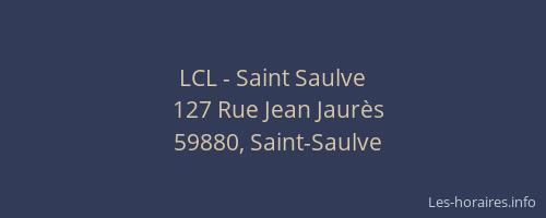 LCL - Saint Saulve