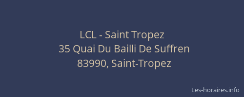 LCL - Saint Tropez