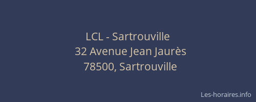 LCL - Sartrouville
