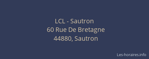 LCL - Sautron