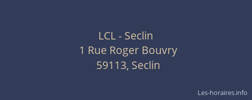 LCL - Seclin