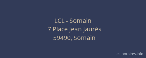 LCL - Somain