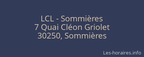 LCL - Sommières