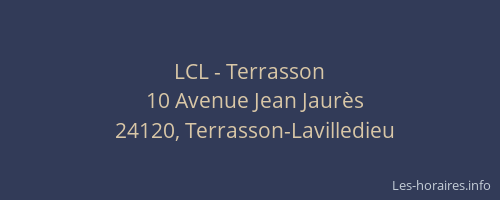 LCL - Terrasson