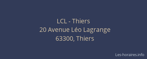 LCL - Thiers
