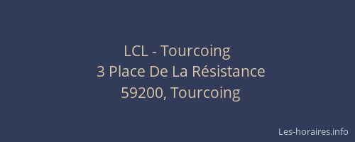 LCL - Tourcoing