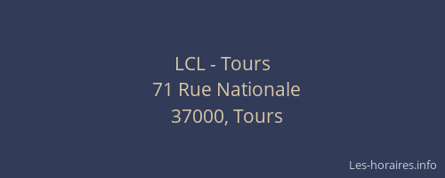 LCL - Tours