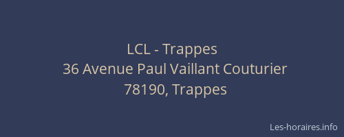 LCL - Trappes