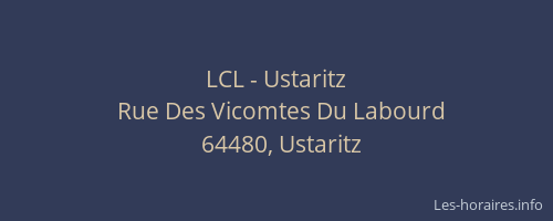 LCL - Ustaritz