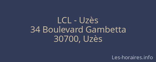 LCL - Uzès