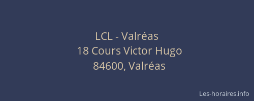 LCL - Valr&eacute;as