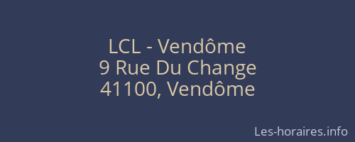 LCL - Vendôme