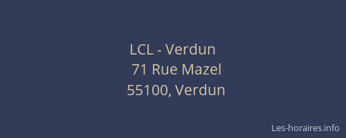 LCL - Verdun