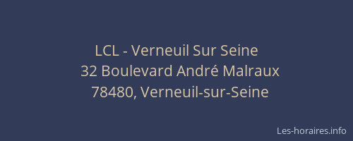 LCL - Verneuil Sur Seine
