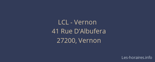 LCL - Vernon