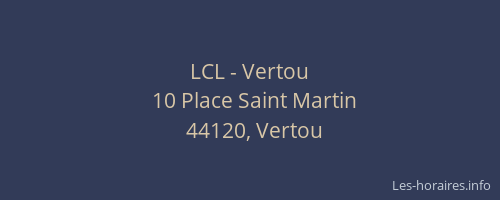LCL - Vertou