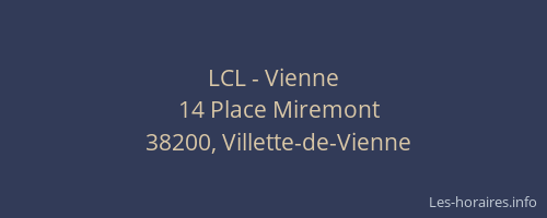 LCL - Vienne