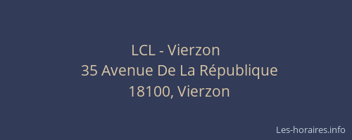 LCL - Vierzon