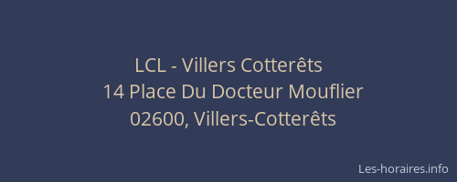 LCL - Villers Cotterêts