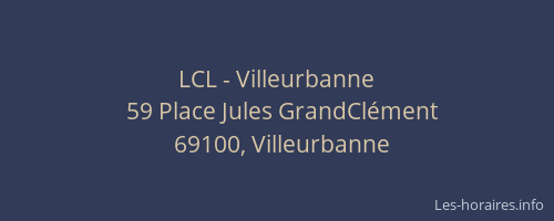 LCL - Villeurbanne