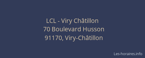 LCL - Viry Châtillon