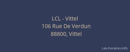 LCL - Vittel
