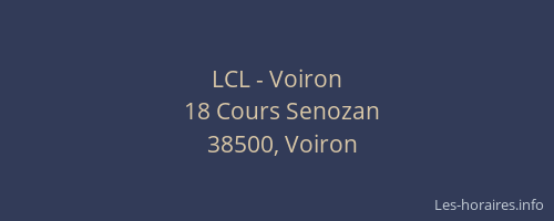 LCL - Voiron