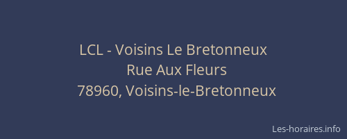 LCL - Voisins Le Bretonneux