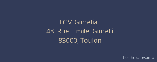 LCM Gimelia