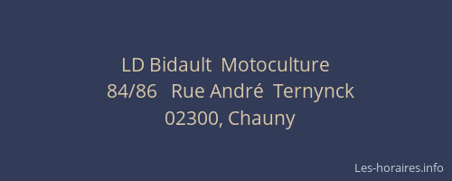 LD Bidault  Motoculture
