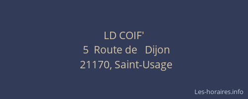 LD COIF'