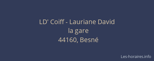 LD' Coiff - Lauriane David