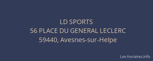 LD SPORTS