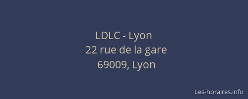 LDLC - Lyon