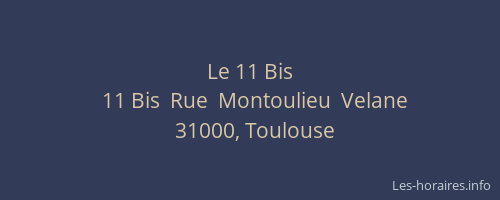 Le 11 Bis