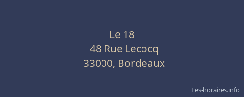 Le 18