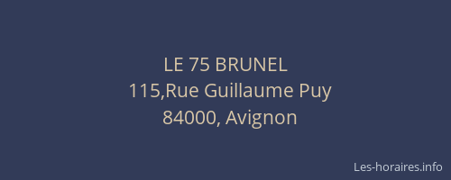 LE 75 BRUNEL