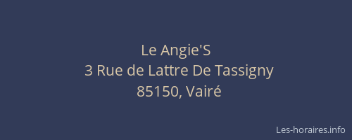 Le Angie'S