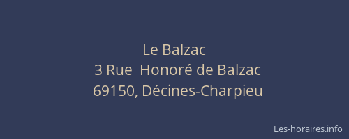 Le Balzac