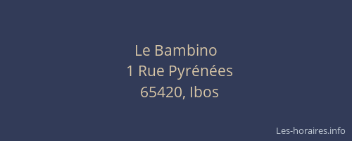 Le Bambino