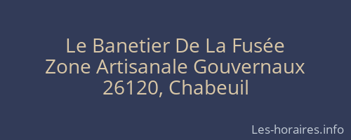 Le Banetier De La Fusée