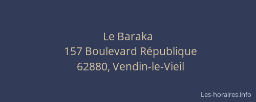 Le Baraka
