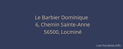 Le Barbier Dominique