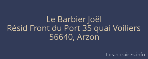 Le Barbier Joël