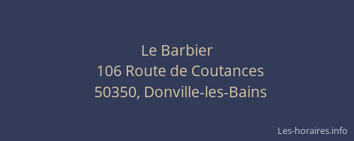 Le Barbier