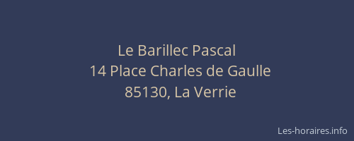 Le Barillec Pascal