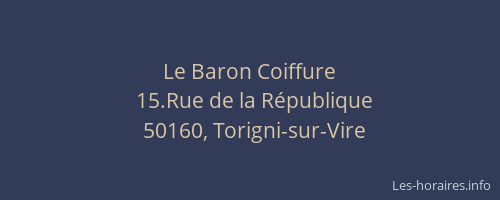 Le Baron Coiffure