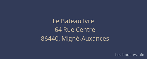 Le Bateau Ivre