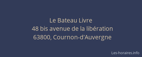 Le Bateau Livre